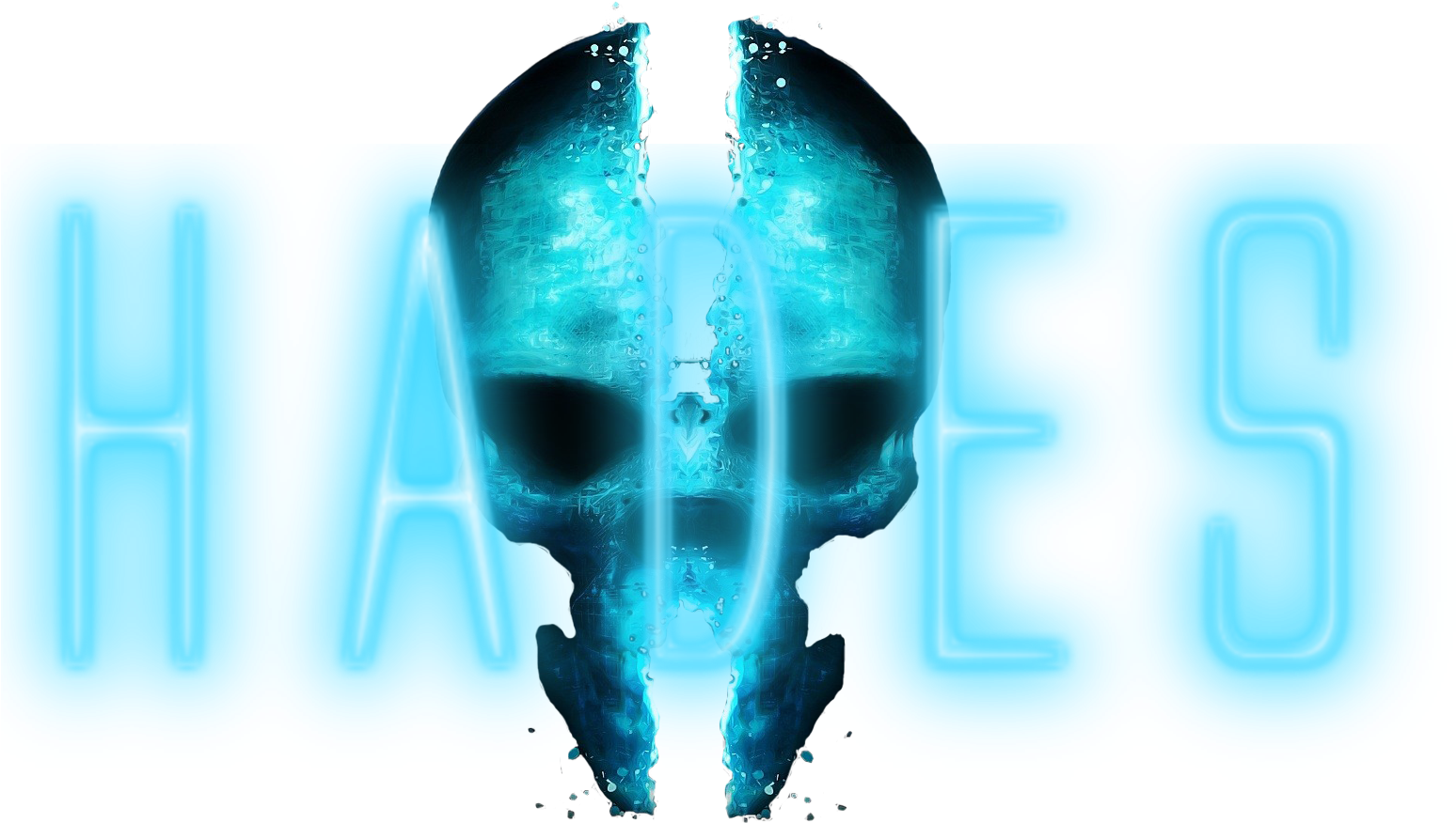 Hades Game Logo Water Effect PNG Image