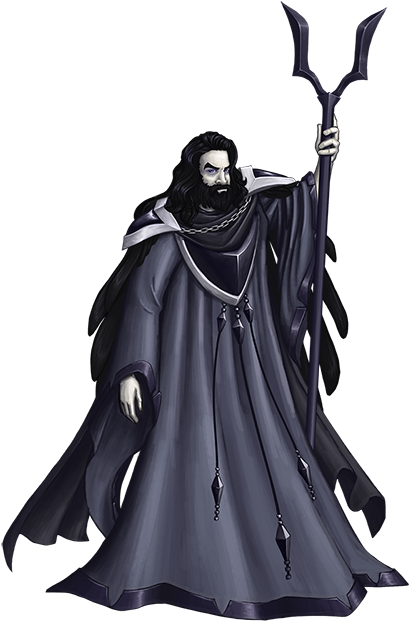 Hades Greek God Illustration PNG Image