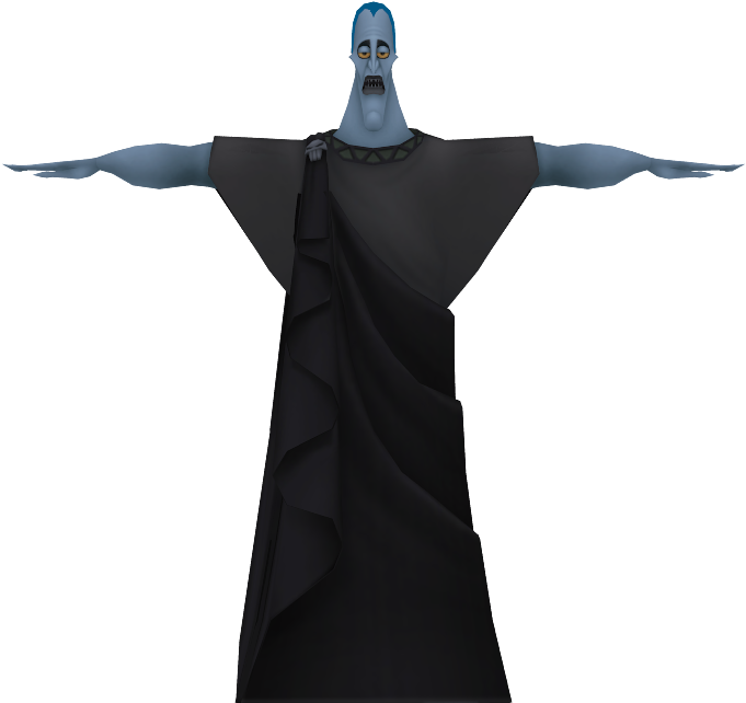 Hades Greek Mythology Character Arms Outstretched PNG Image