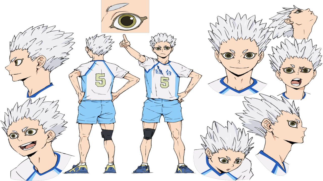 Haikyuu Character Kei Tsukishima Reference PNG Image