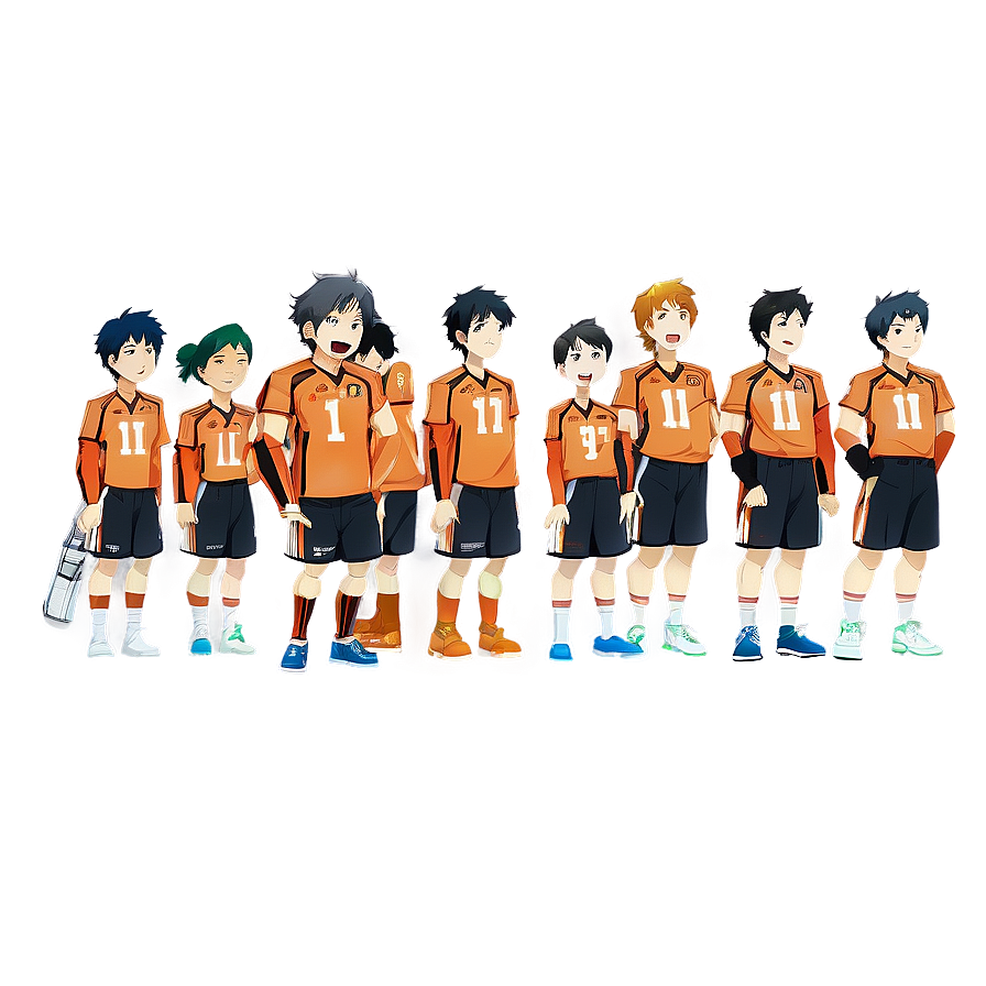 Haikyuu Fans Cheering Png 16 PNG Image