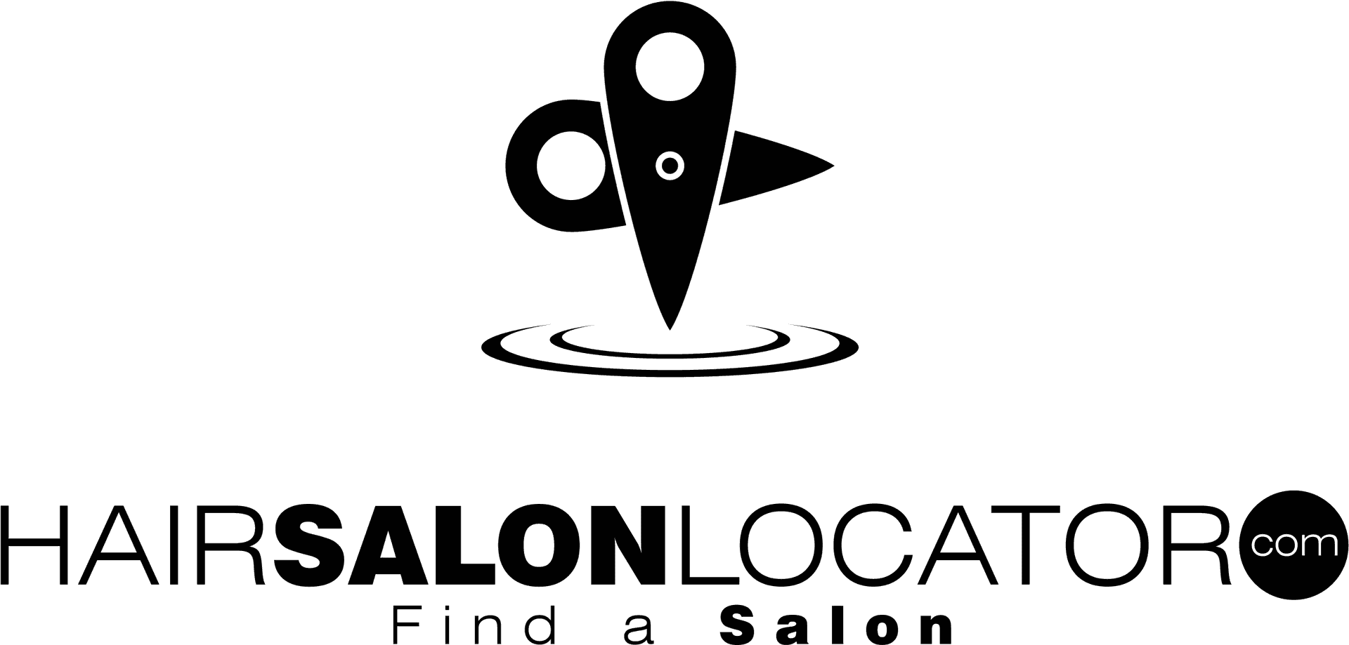 Hair Salon Locator Logo PNG Image