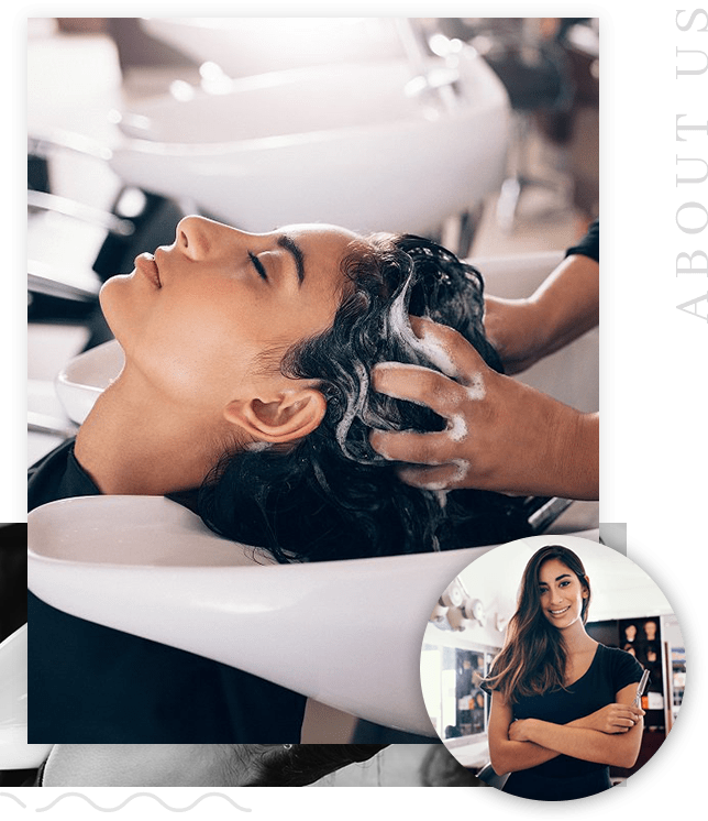 Hair Washing Serviceat Salon PNG Image