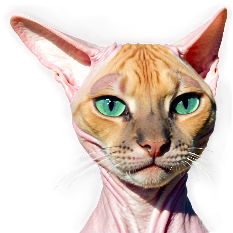 Hairless Cat Ear Png 06252024 PNG Image