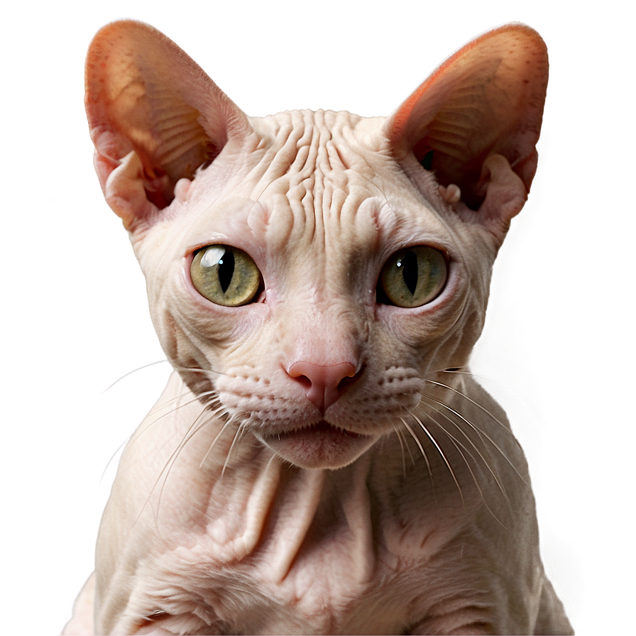 Hairless Cat Face Png Sfr PNG Image