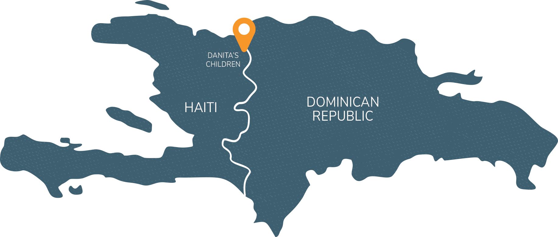 Haitiand Dominican Republic Mapwith Danitas Children Location PNG Image