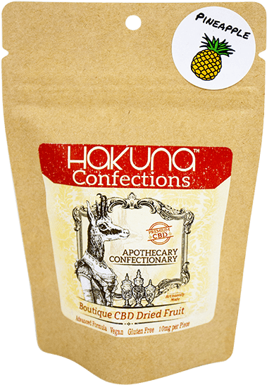 Hakuna Confections C B D Dried Fruit Packaging PNG Image