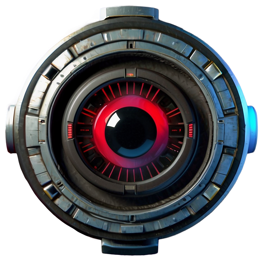 Hal 9000 3d Model Png Xra14 PNG Image