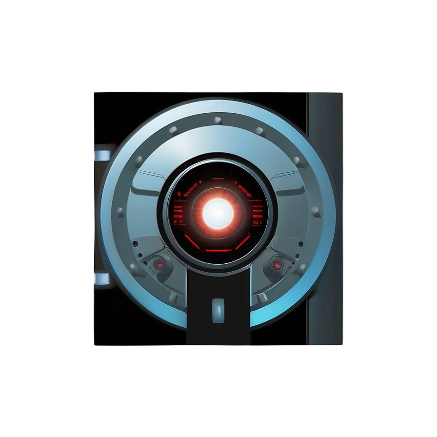 Hal 9000 Ai Illustration Png 06252024 PNG Image