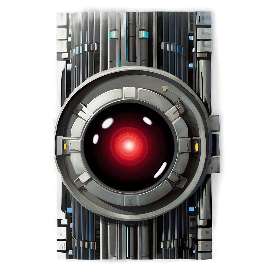 Hal 9000 Ai Illustration Png 06252024 PNG Image