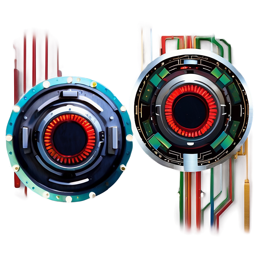 Hal 9000 Circuitry Design Png Yix PNG Image