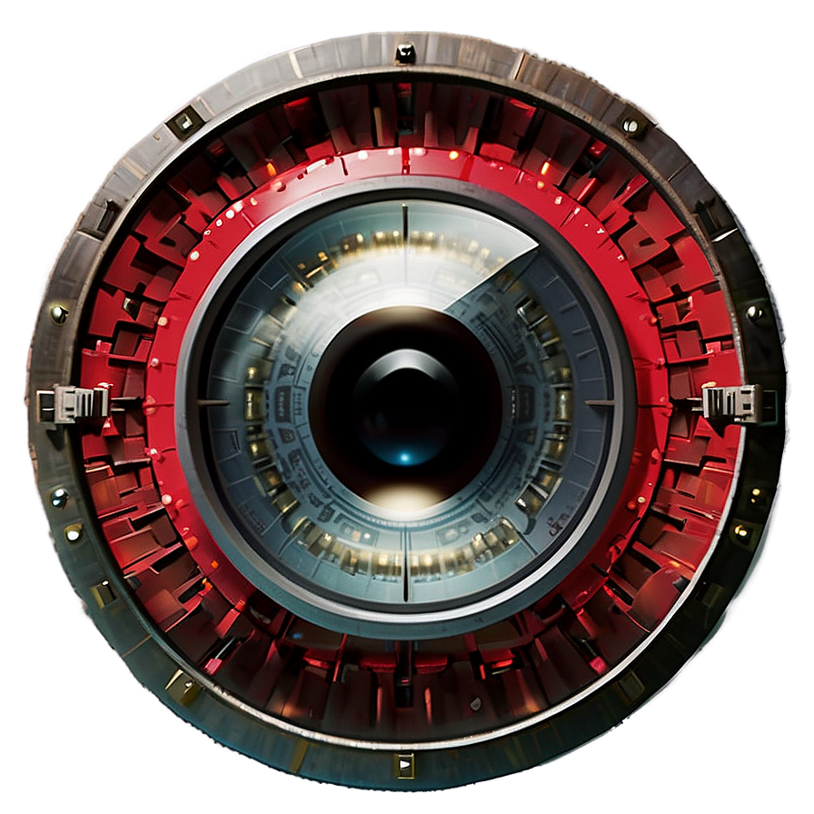 Hal 9000 Close-up Eye Png 06252024 PNG Image