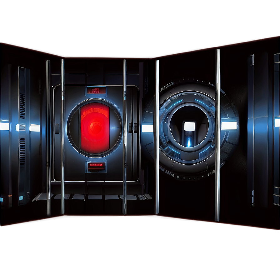 Hal 9000 Digital Art Png 06252024 PNG Image