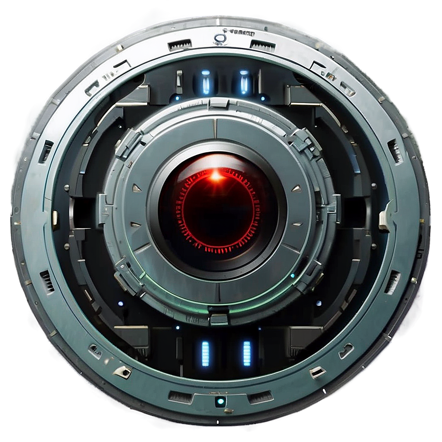 Hal 9000 Futuristic Look Png 06252024 PNG Image