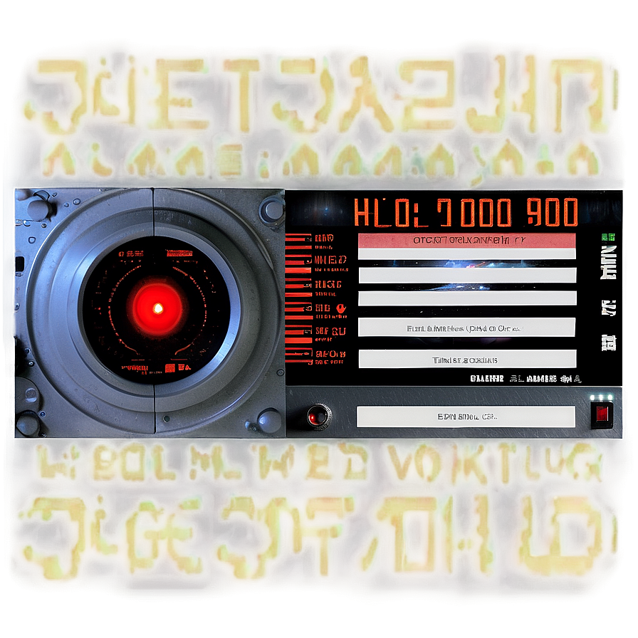 Hal 9000 Information Display Png Ybd52 PNG Image