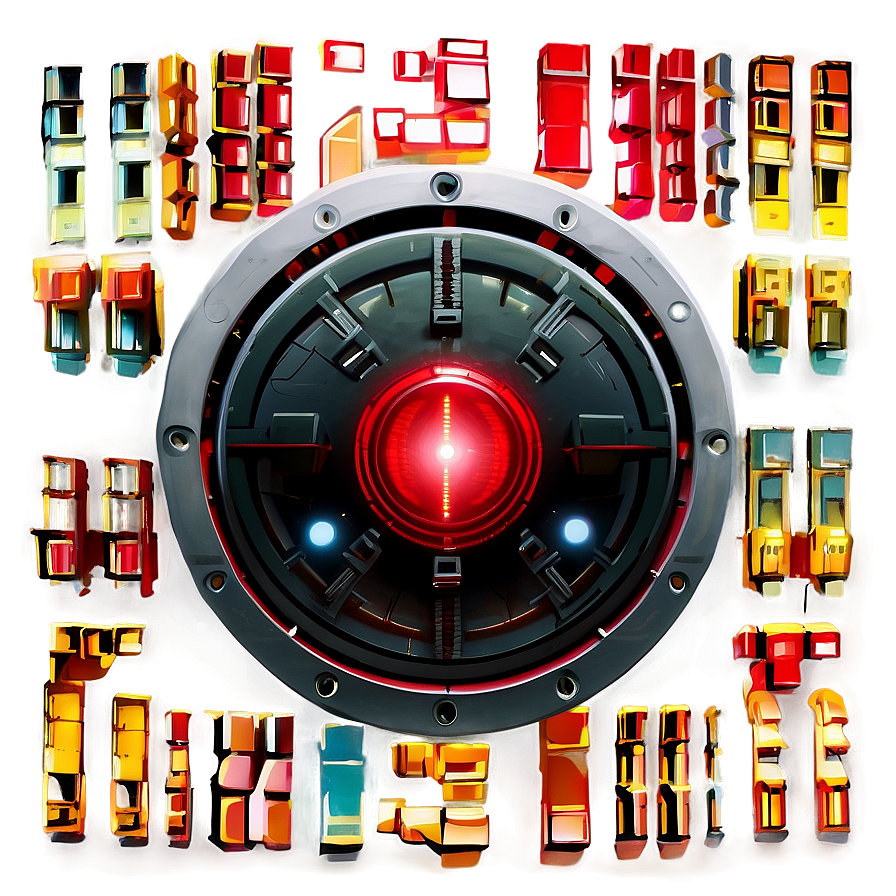 Hal 9000 Symbol Png 06252024 PNG Image