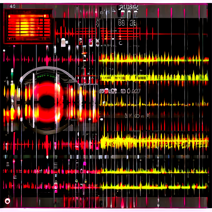 Hal 9000 Voice Waveform Png 06252024 PNG Image