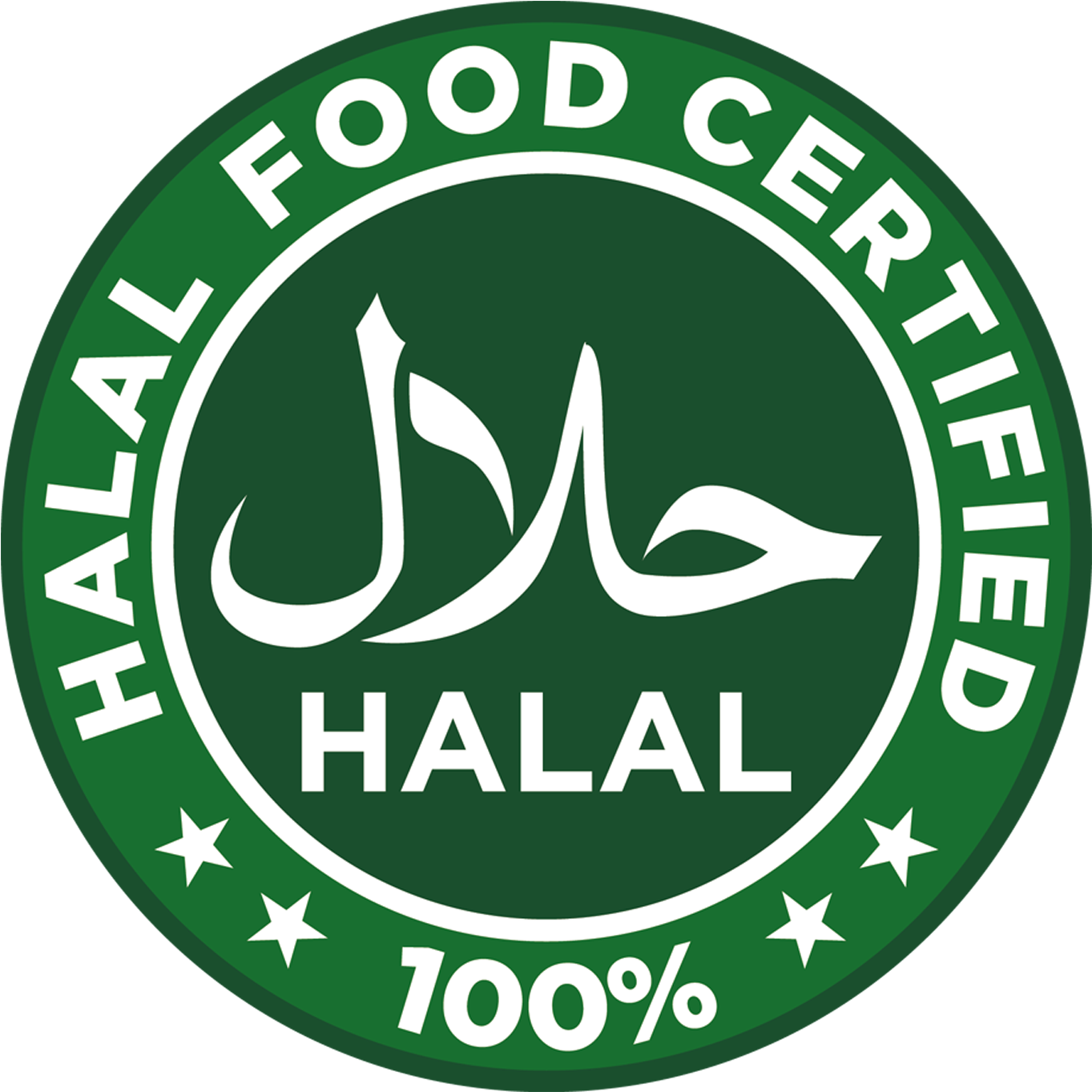 Halal Food Certification Seal PNG Image