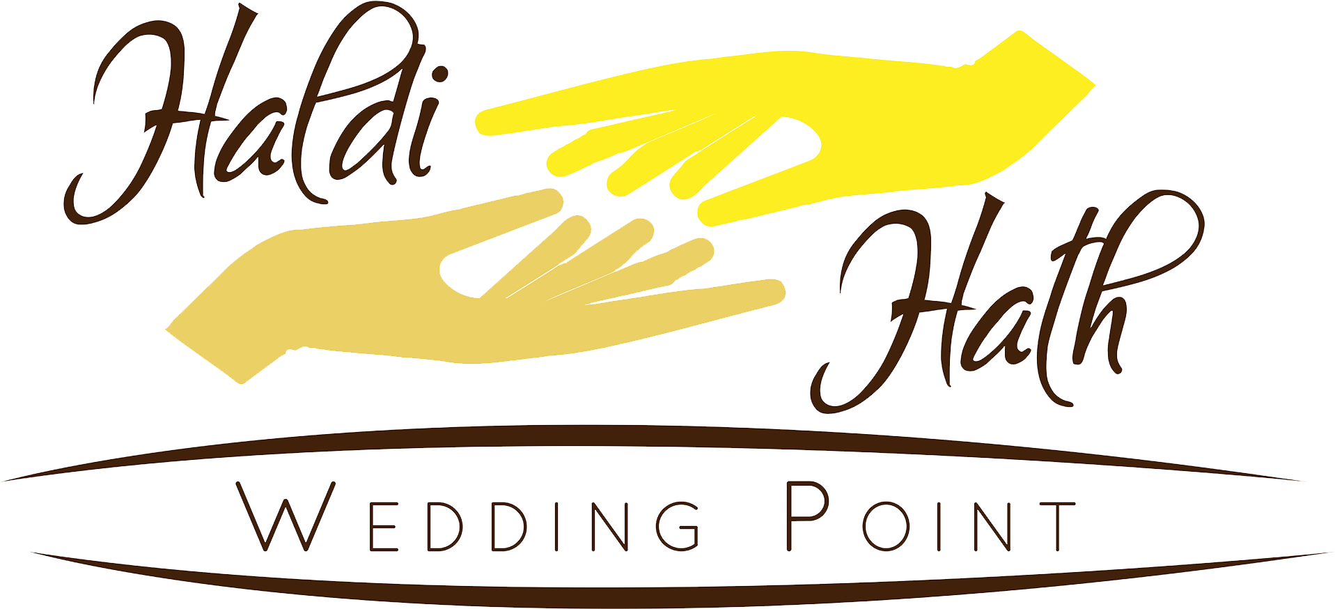 Haldi Hath Wedding Point Logo PNG Image