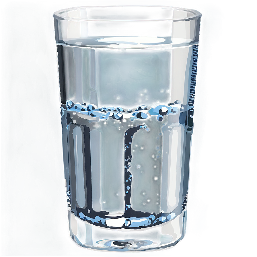 Half Full Glass Of Water Png Ujx PNG Image