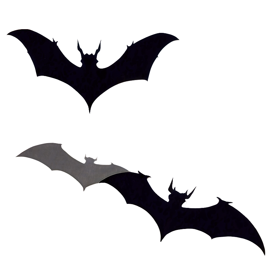 Halloween Bats Silhouette Png Oun PNG Image