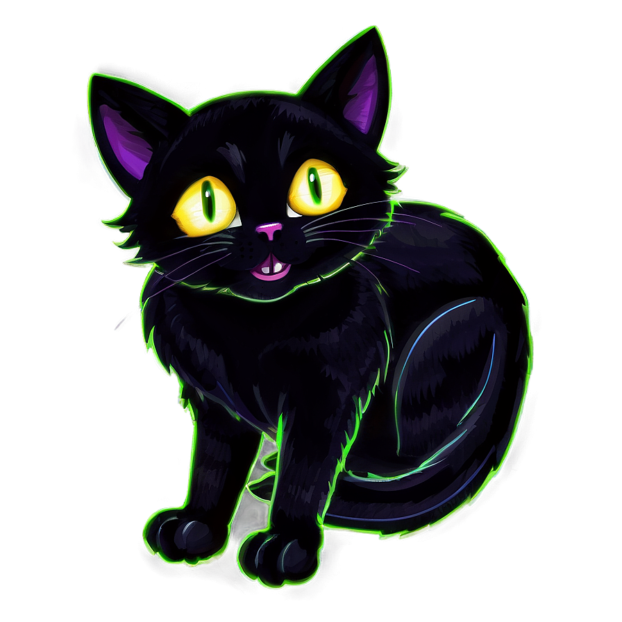 Halloween Black Cat Png A PNG Image