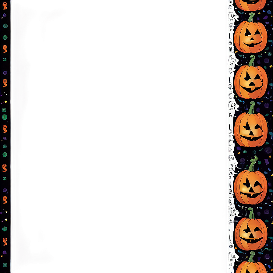 Halloween Border For Certificates Png 14 PNG Image