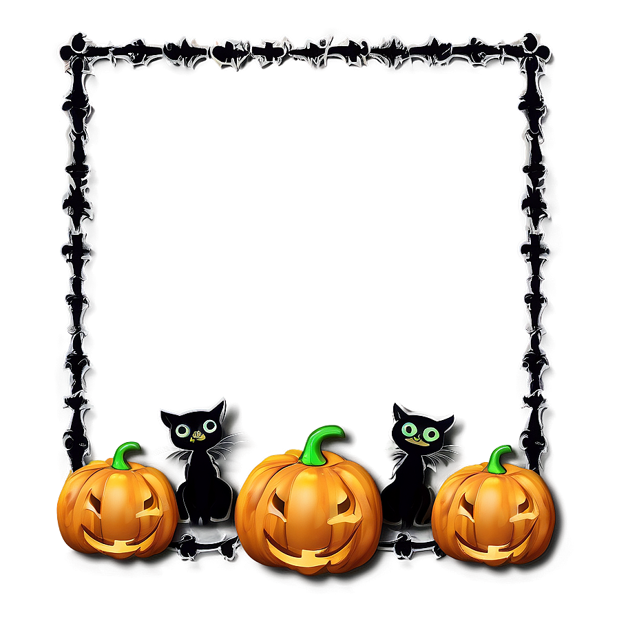 Halloween Border For Posters Png Wtk89 PNG Image