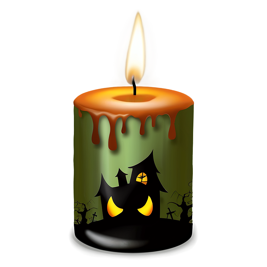 Halloween Candle Clipart Png Bdq74 PNG Image