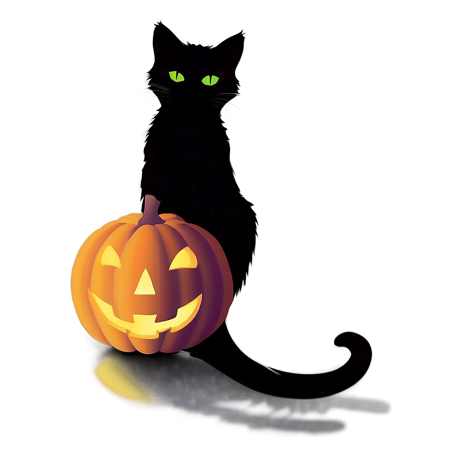 Halloween Cat Silhouette Png 06122024 PNG Image