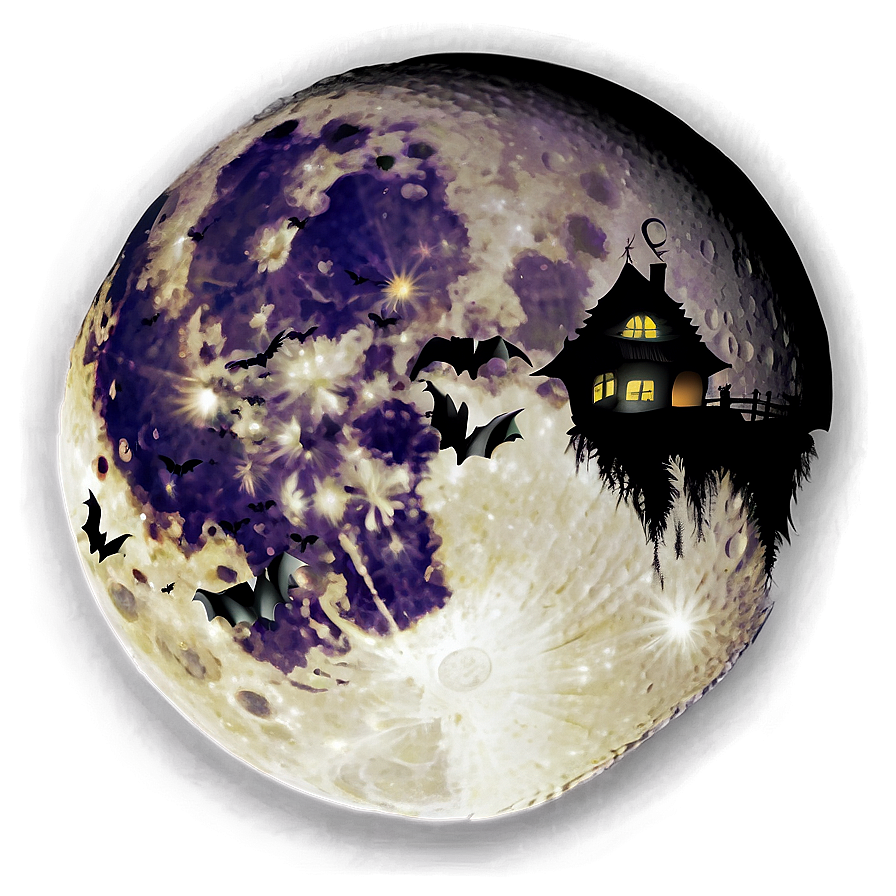 Halloween Full Moon Transparent Png Par63 PNG Image