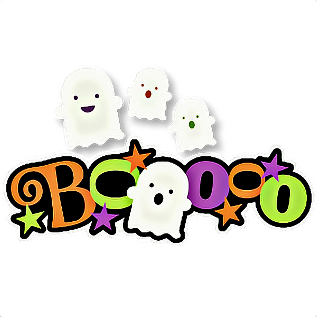 Halloween Ghostsand Boo Graphic PNG Image