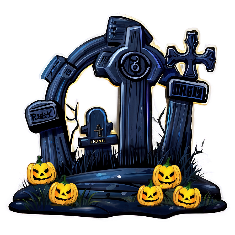 Halloween Graveyard Clipart Png Ucr16 PNG Image