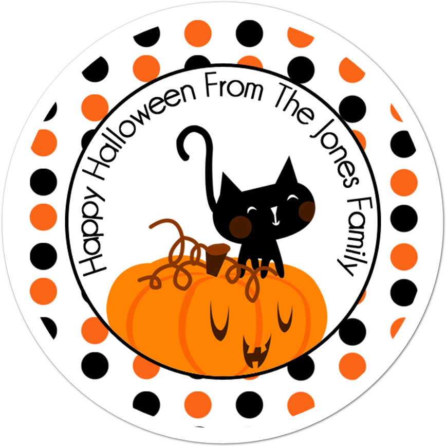 Halloween Greeting From The Jones Family PNG Image