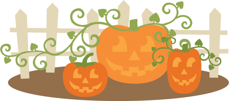 Halloween Jack O Lanterns Fence Background PNG Image