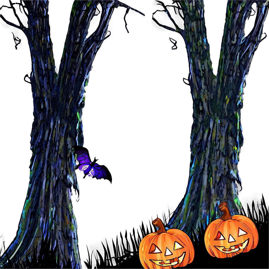 Halloween Party Haunted Forest Theme Png Qds PNG Image