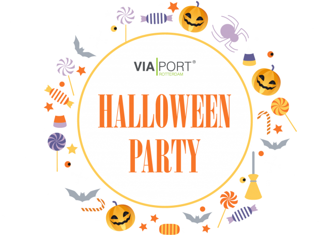 Halloween Party Invitation Graphic PNG Image