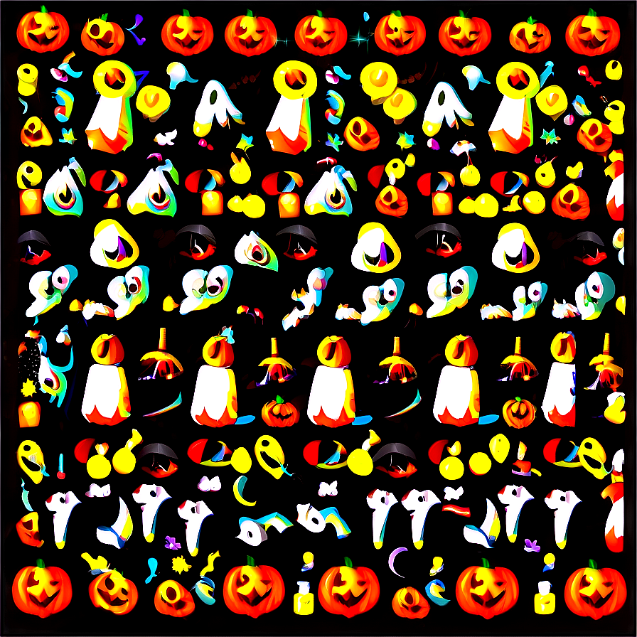 Halloween Pattern Png 05062024 PNG Image