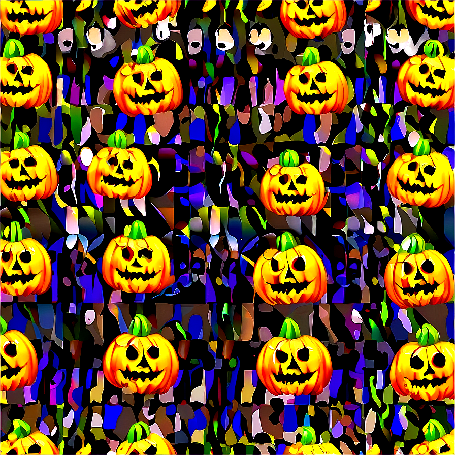 Halloween Pattern Png Ehp PNG Image