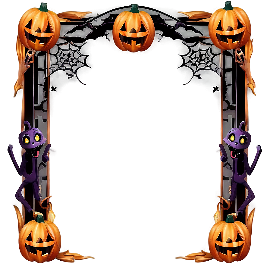 Halloween Photo Border Png Ger67 PNG Image