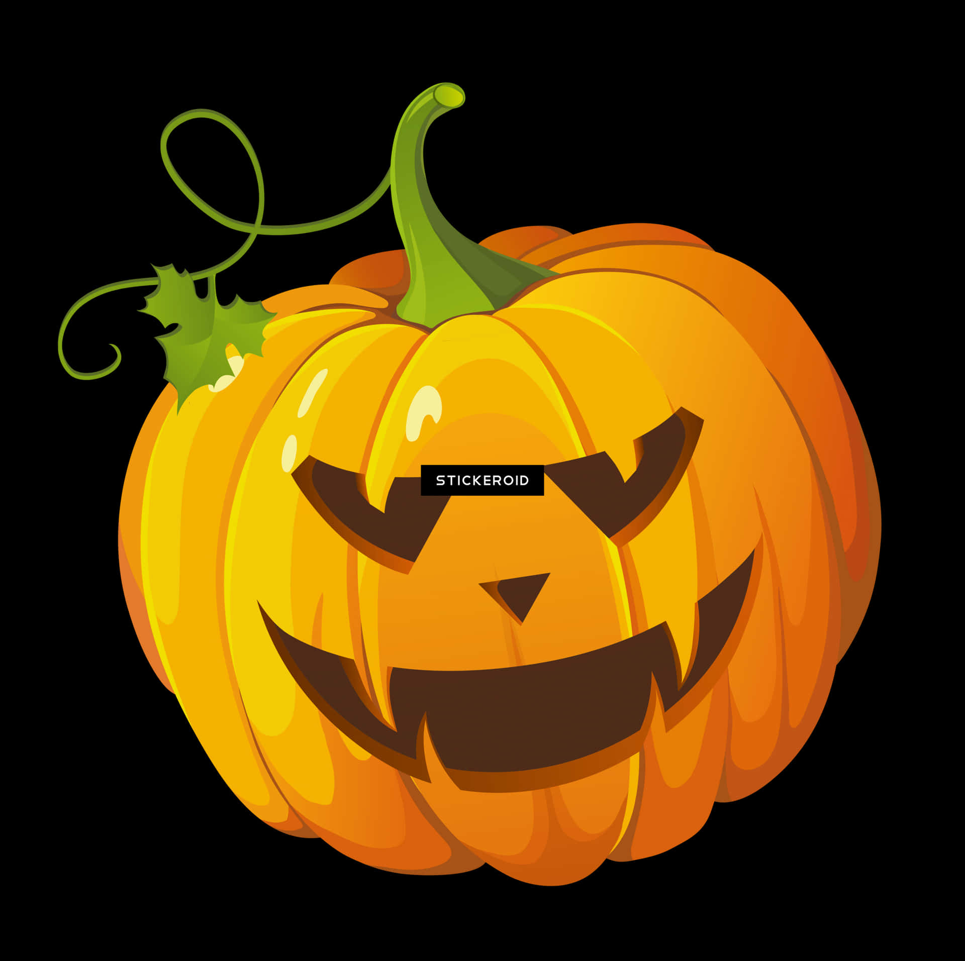 Halloween Pumpkin Carving Illustration PNG Image