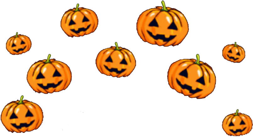 Halloween Pumpkin Pattern PNG Image