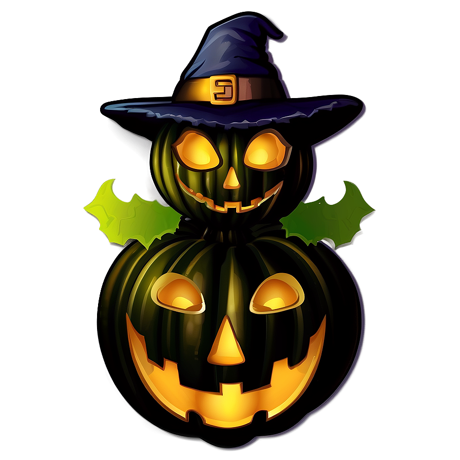 Halloween Pumpkin Sticker Png Afb PNG Image