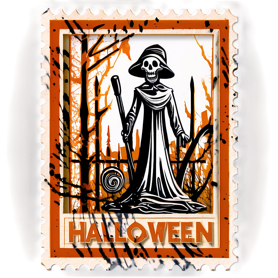 Halloween Stamp Png 05252024 PNG Image