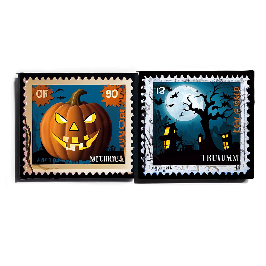 Halloween Stamp Png Whh25 PNG Image