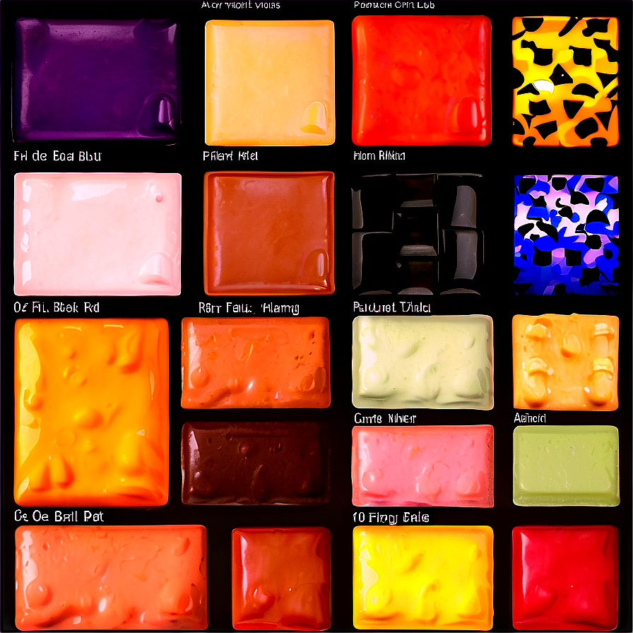 Halloween Themed Palette Png Hbh PNG Image