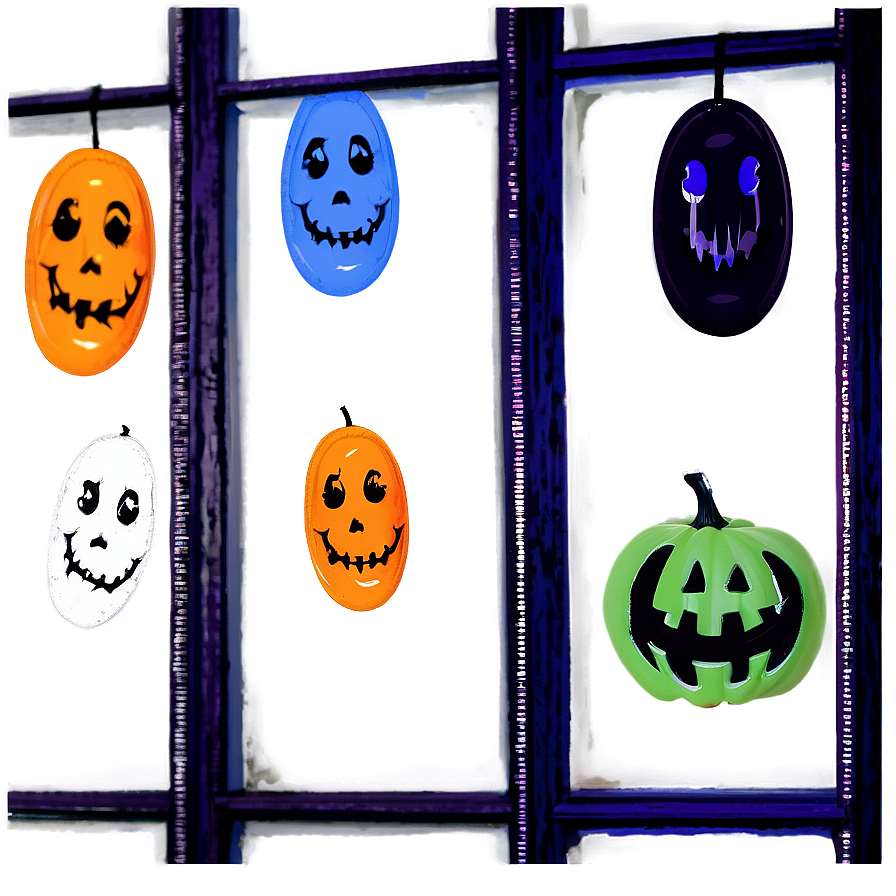 Halloween Themed Window Png Ahl PNG Image