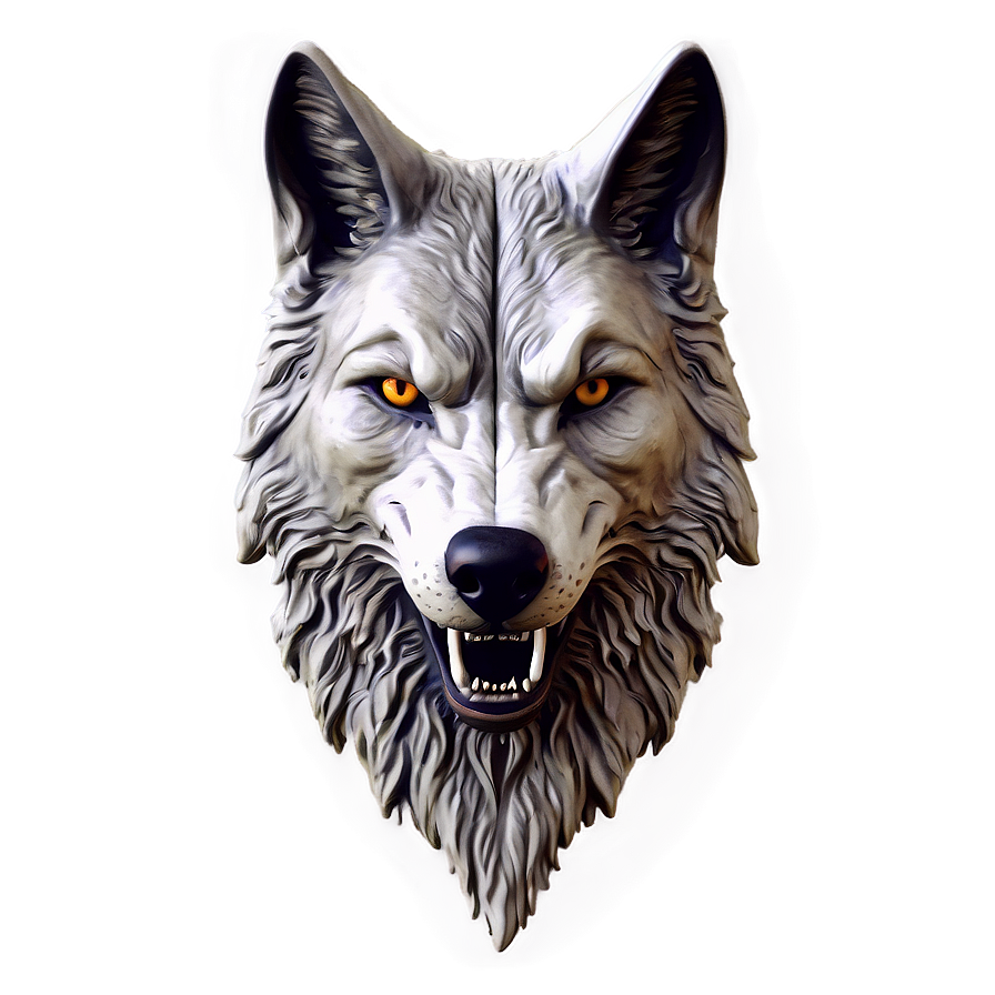 Halloween Wolf Head Spooky Png 06122024 PNG Image