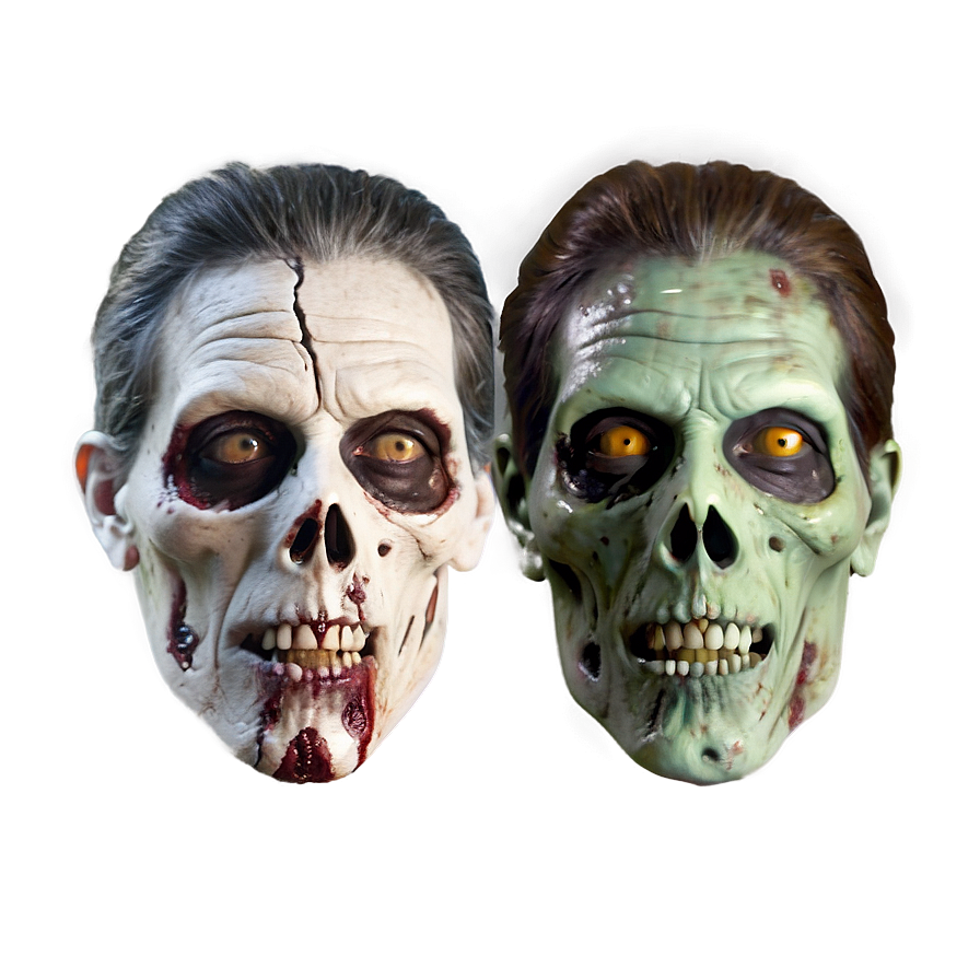 Halloween Zombie Face Png Xxe PNG Image