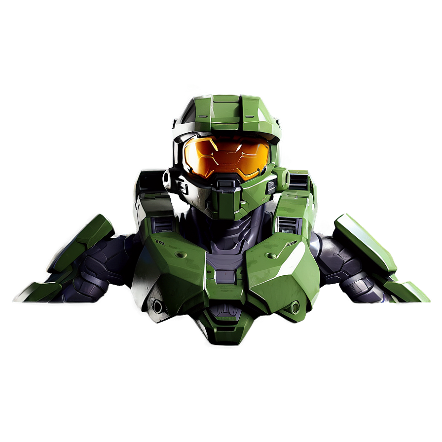 Halo Game Master Chief Profile Png Eas55 PNG Image